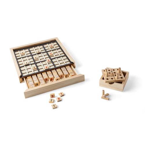 Mini Sudoku en bois de pin Kenza - 5