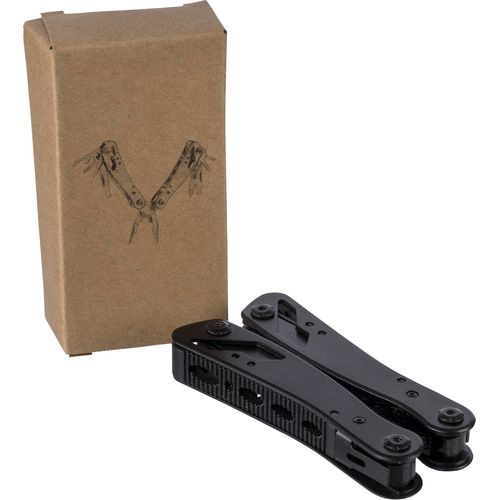 Pince multifonction en aluminium noir Ariane - 12