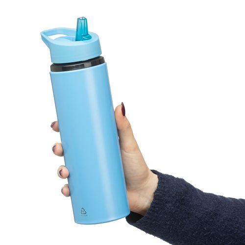 Gourde de 500 ml en acier inoxydable recyclé Zeno - 4