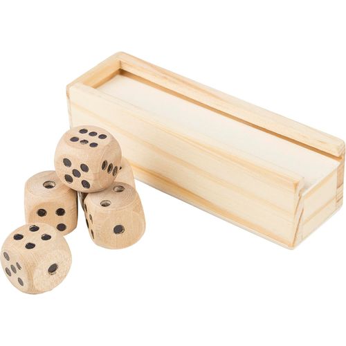 Jeu de dés en bois de hêtre Celine - 2