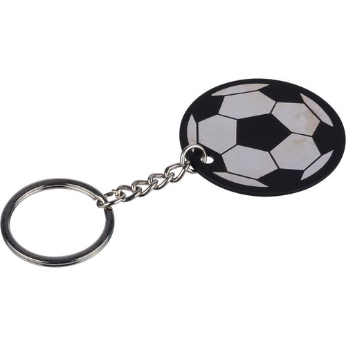 Porte-clés ballon de football en acier inoxydable recyclé Ciro - 2