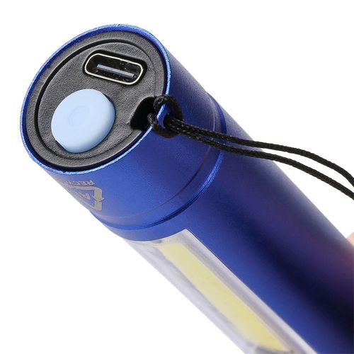 Lampe de poche COB en aluminium recyclé Sami - 7