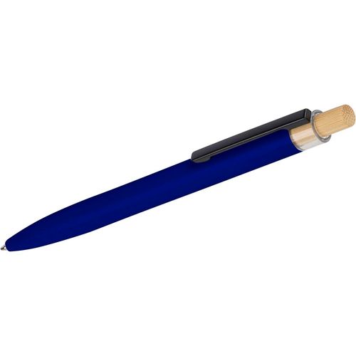 Stylo à bille poussoir laqué en aluminium recyclé Maren - 6