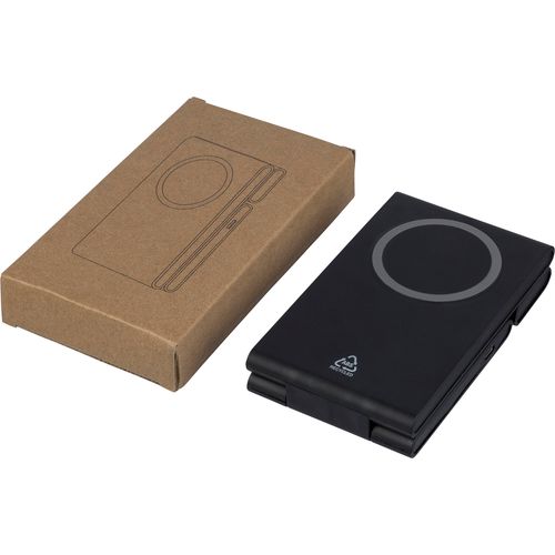 Power bank magnétique sans fil 3 en 1 en ABS recyclé Valerio - 11