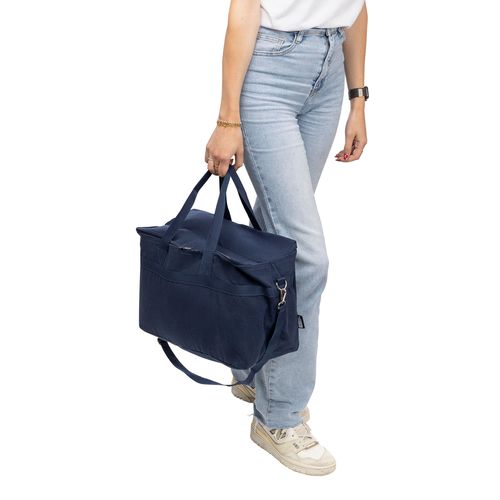 Sac isotherme en polycoton recyclé 330 g/m2 Luz - 11