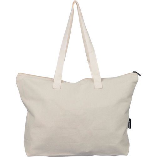 Sac shopping en polycoton recyclé 330 g/m2 Malina - 5