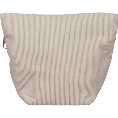 Trousse à maquillage zippée en velours côtelé Tia - 5