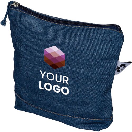 Trousse de maquillage en denim recyclé Orin - 3