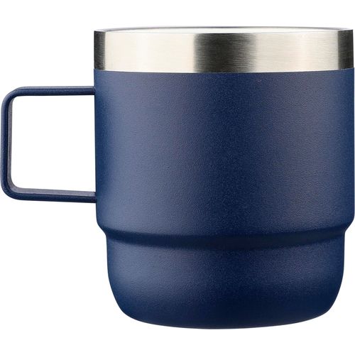 Mug double paroi de 180 ml en acier inoxydable recyclé Lilia - 5