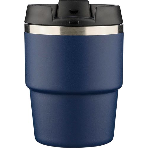 Mug double paroi de 175 ml en acier inoxydable recyclé Oli - 5