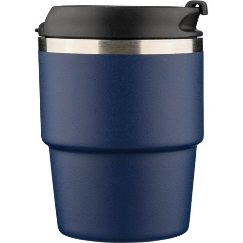Mug double paroi de 175 ml en acier inoxydable recyclé Oli - 6