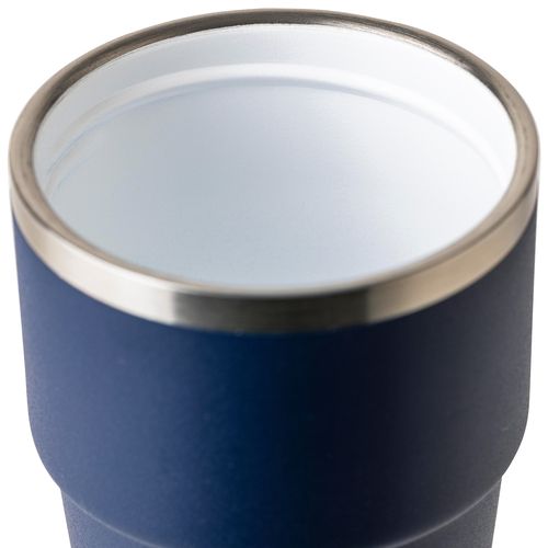 Mug double paroi de 175 ml en acier inoxydable recyclé Oli - 11