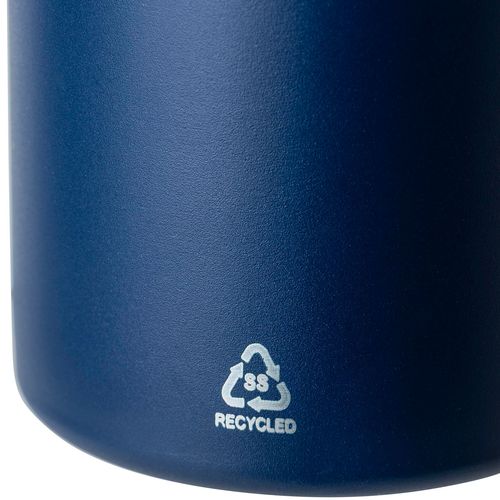 Gourde double paroi de 600 ml en acier inoxydable recyclé Mace - 9