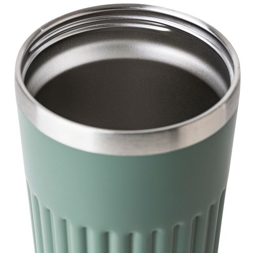 Mug double paroi en acier inoxydable recyclé de 400 ml Chiara - 8
