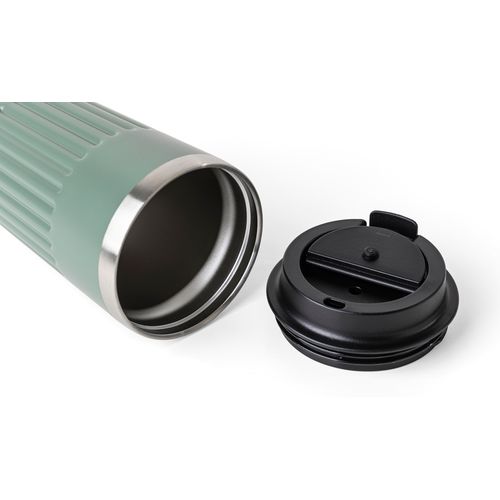 Mug double paroi en acier inoxydable recyclé de 400 ml Chiara - 9