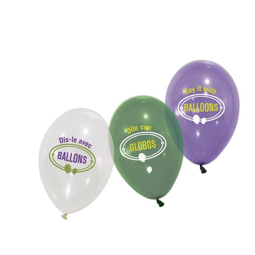 ballon latex cristal - 3