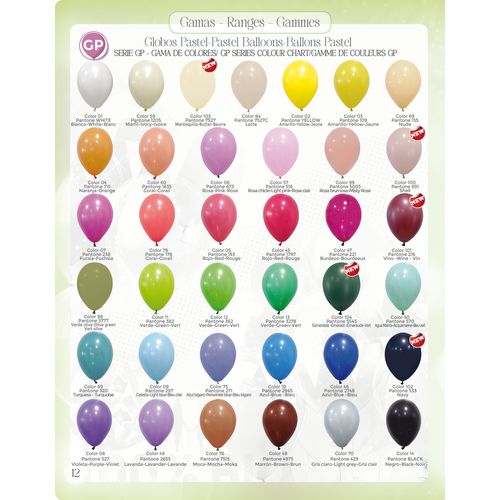 ballon latex pastel impression toute couleur - 2