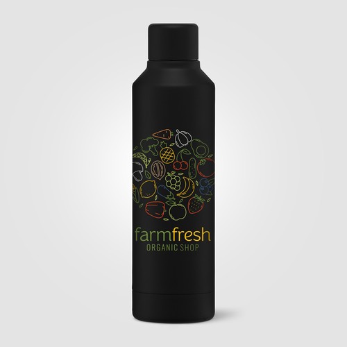 Olympus - 500 ml - Bouteille en acier inoxydable à double paroi doublée de cuivre avec couvercle à torsion - 1