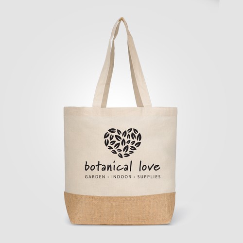 Rio™ Shopper Tote Bag - en 140 gsm de Coton Recyclé et Fibre de Jute Naturelle - 1