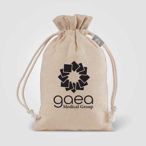 Petit Sac cadeau en coton recyclé de 105 gsm - 1