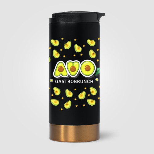 Astrid - 385 ml Tumbler en acier inoxydable à double paroi - 1