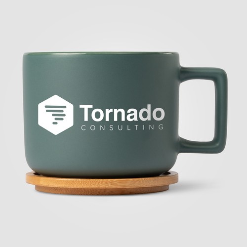 Café Virtuoso - 355 ml Tasse en céramique avec couvercle en bambou - 1