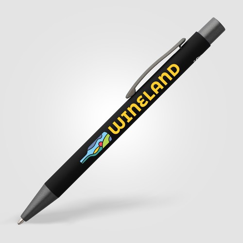 Stylo Bowie Softy en aluminium recyclé - 1