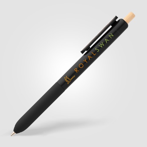 Stylo à clip sensoriel en plastique recyclé Echo - 1