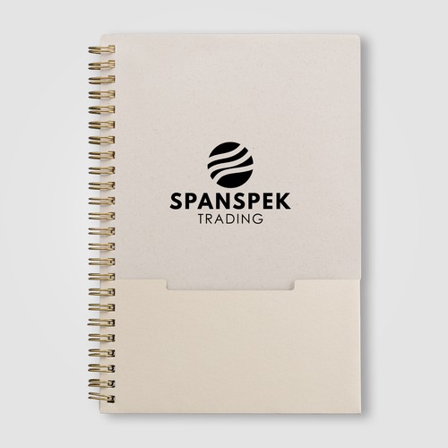 Carnet Lino, papier FSC, couverture à spirales, pages verticales- A5 - 1