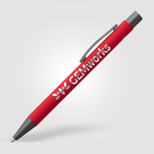 Stylo Bowie Softy en aluminium recyclé