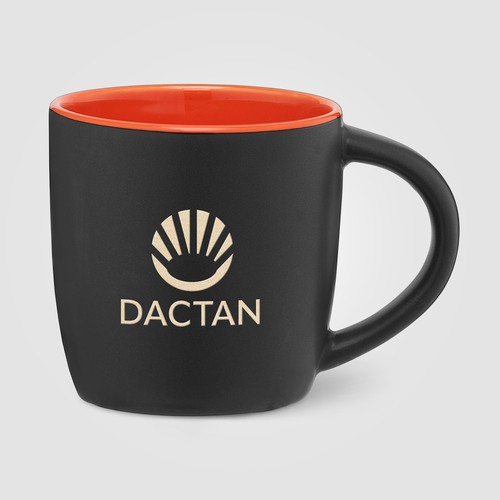 Zanzibar - Tasse en céramique noire matte de 355 ml avec ColourPop
