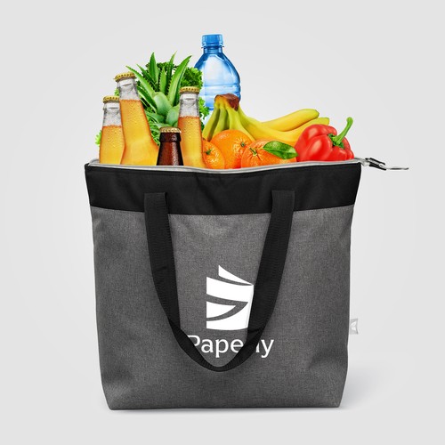 Sac isotherme cabas Metropolis 20 L en polyester recyclé 600D avec fermeture zippée – 44 canettes - 4