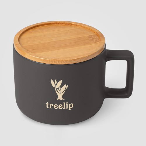 Mug Café Virtuoso en céramique avec couvercle en bambou – 355 mL - Ceram-X - 2