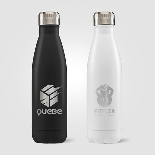 Ibiza - Bouteille en acier inoxydable à double paroi de 475 ml