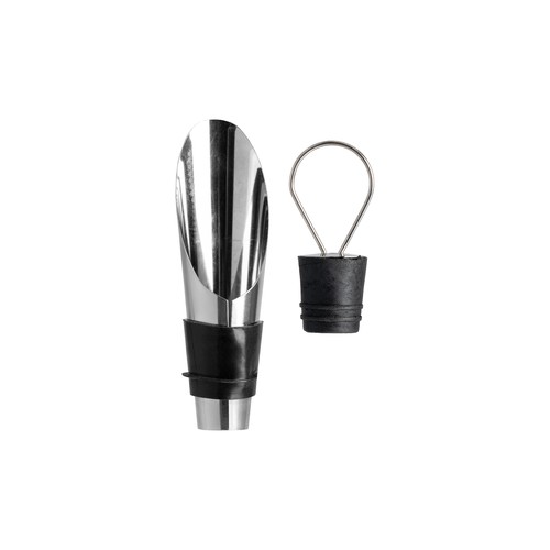 Coffret Cadeau Raven – Ensemble de Vin en Acier Inoxydable et Silicone – 2 pièces