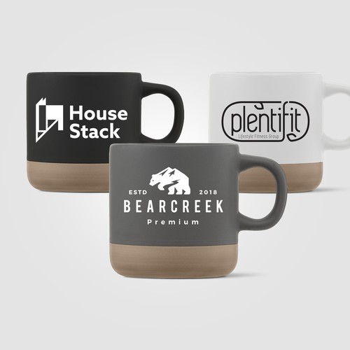 Terra - Tasse en céramique à base d'argile de 355 ml