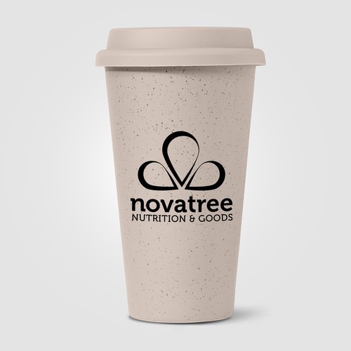 Equator - 265 ml Tumbler en céramique à double paroi avec couvercle en silicone