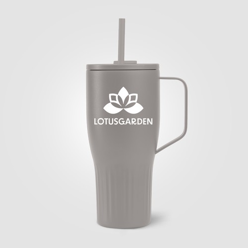 Gobelet Majesty en acier inoxydable recyclé avec paille - 890 ml