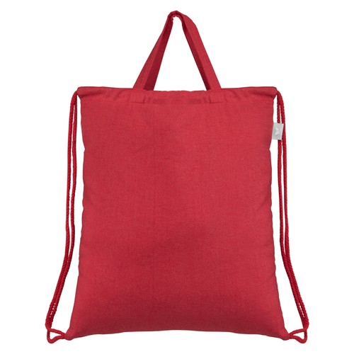 Palma - sac à cordon en coton recyclé Sac à cordon en coton recyclé 140 gsm
