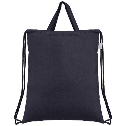 Palma - sac à cordon en coton recyclé Sac à cordon en coton recyclé 140 gsm
