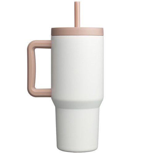Mug et gobelet GROSCHE Aspen isotherme 2-en-1 en acier inoxydable avec paille – 945 ml