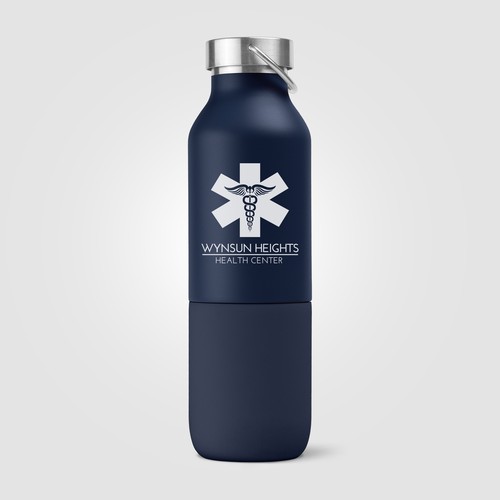 Freya Duo - 2-en-1 Bouteille en acier inoxydable recyclé à double paroi de 590 ml et gobelet de 325