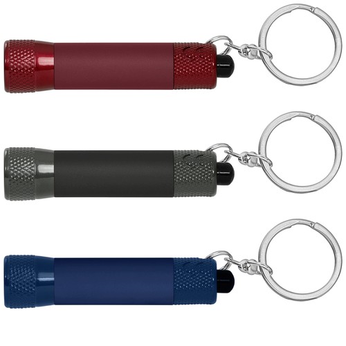 Chroma Softy Monochrome Classique Porte-clés lampe de poche à 3 LED