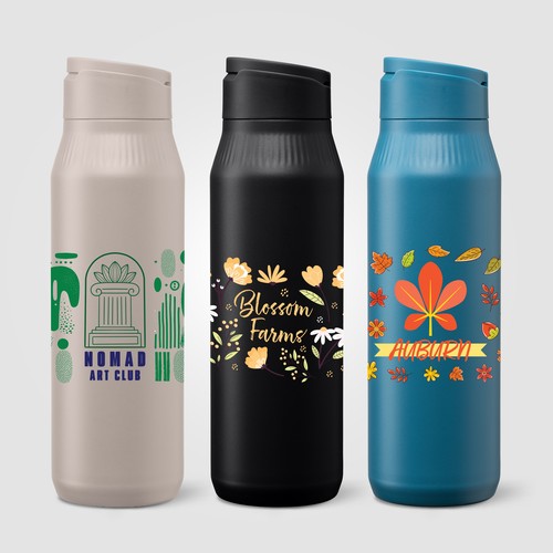 Gourde Majesty en acier inoxydable recyclé avec support selfie – 750 ml
