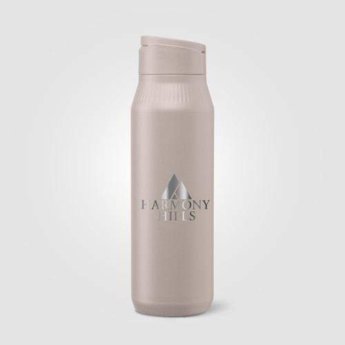 Gourde Majesty en acier inoxydable recyclé avec support selfie – 750 ml