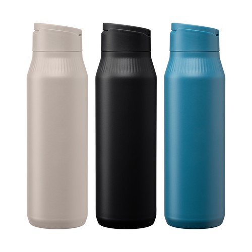 Gourde Majesty en acier inoxydable recyclé avec support selfie – 750 ml