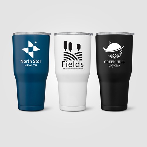 Gobelet Grosche Yukon, acier inoxydable, couvercle coulissant - 890 ml