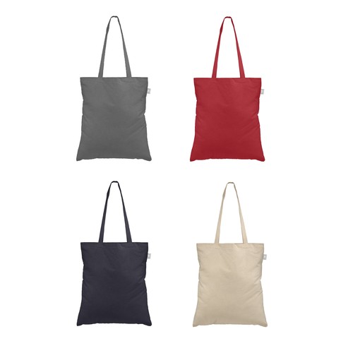 Geo - Sac fourre-tout en tissu de coton recyclé 140 gsm
