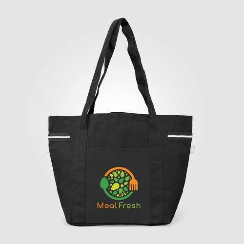 Sac fourre-tout Newport en polyester recyclé à rayures – 20 L