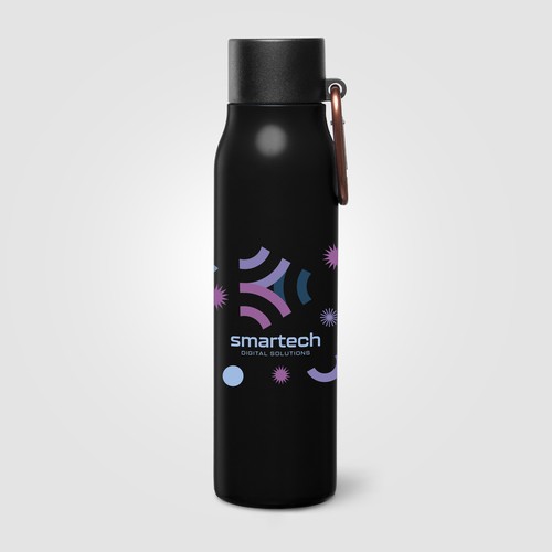 Gourde Strata isotherme en acier inoxydable recyclé avec mousqueton – 550&nbsp;ml